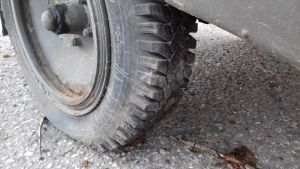 Vojenský přívěsný vozík na vodu