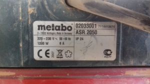 Industrial hoower Metabo ASR 2050